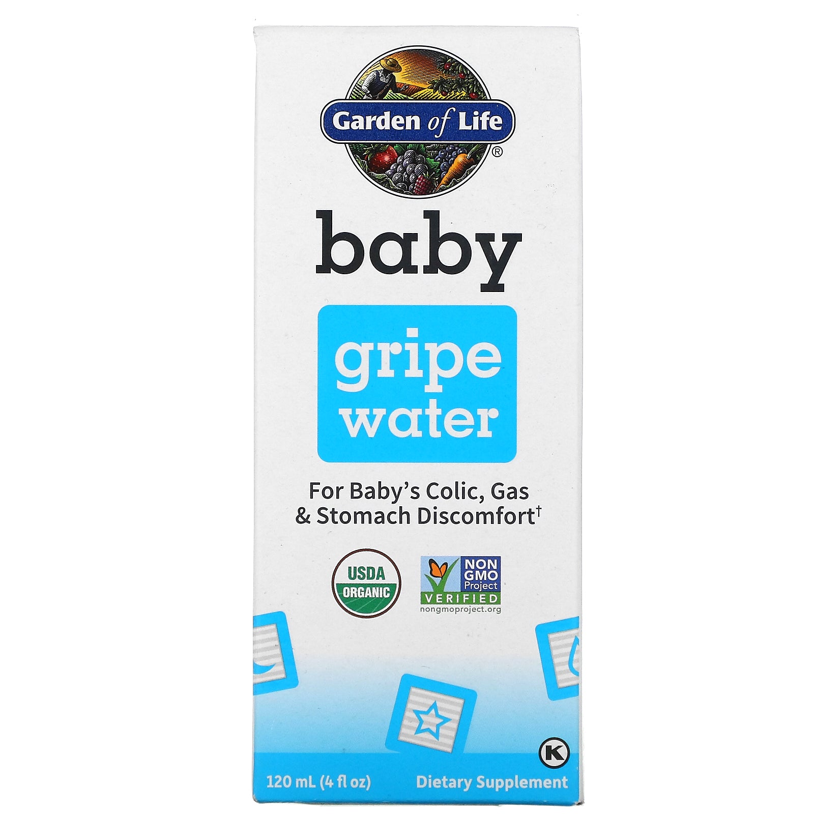Garden of Life, Baby, Gripe Water, 4 fl oz UPC 658010125192 | HiLife Vitamins